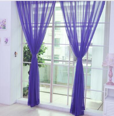 100*200cm Cheap Modern Window Curtain Home White Tulle Curtains for Living Room Bedroom Bathroom Polyester Window Screen - Shello's Creative Boutique
