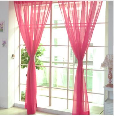 100*200cm Cheap Modern Window Curtain Home White Tulle Curtains for Living Room Bedroom Bathroom Polyester Window Screen - Shello's Creative Boutique