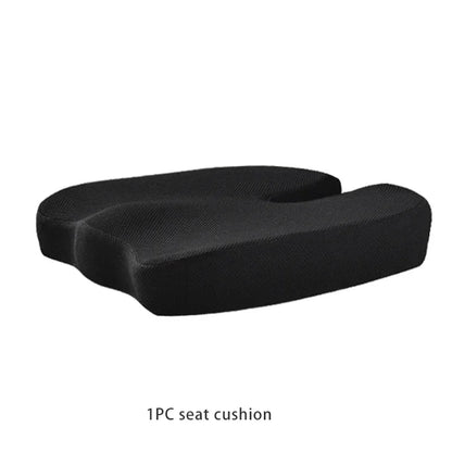 Summer Office Cushion Lumbar Back Support One Set Of Sedentary Gods Memory Foam Seat Cushion Chair Pad - Shello's Creative Boutique