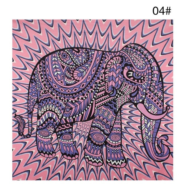 Bohemian Mandala Tapestry Sandy Beach Indian Picnic Rug Throw Travel Mattress Blanket Camping Tent Wall Decor Hanging Tapestries
