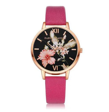 Women Flowers Bracelet Watch - Shello's Creative Boutique