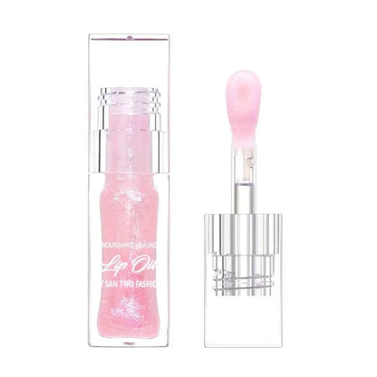 Hydrating Lip Gloss - Colour Changing Sparkling Shimmer Lip Oil for Plumping and Moisturizing - Shello's Creative Boutique