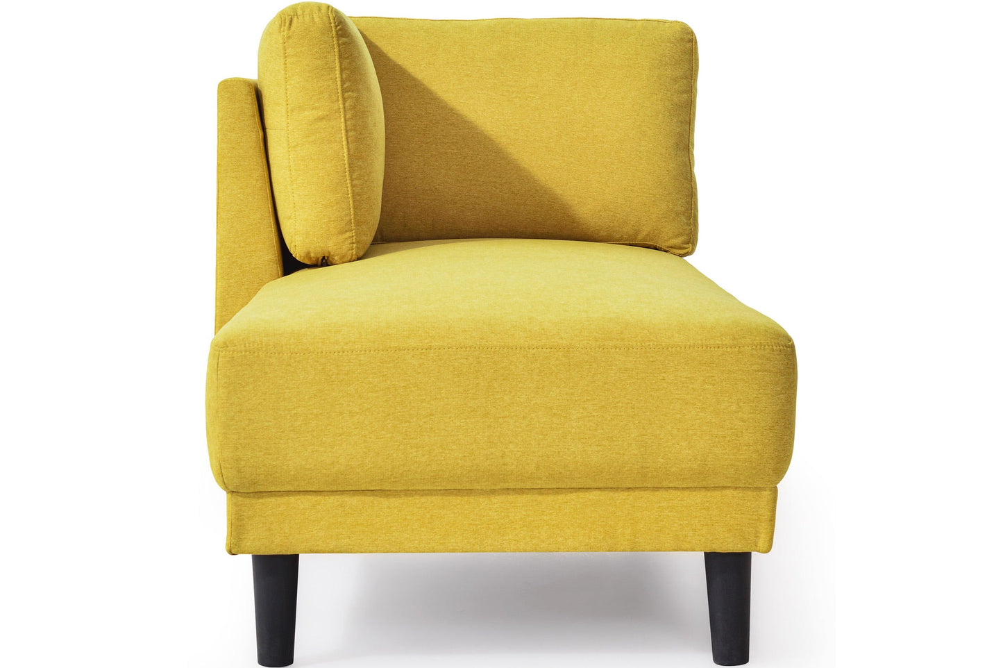 65" Mid-Century Modern Fabric Corner Lounge Chair Upholstered Indoor Chaise Lounge for Bedroom eprolo