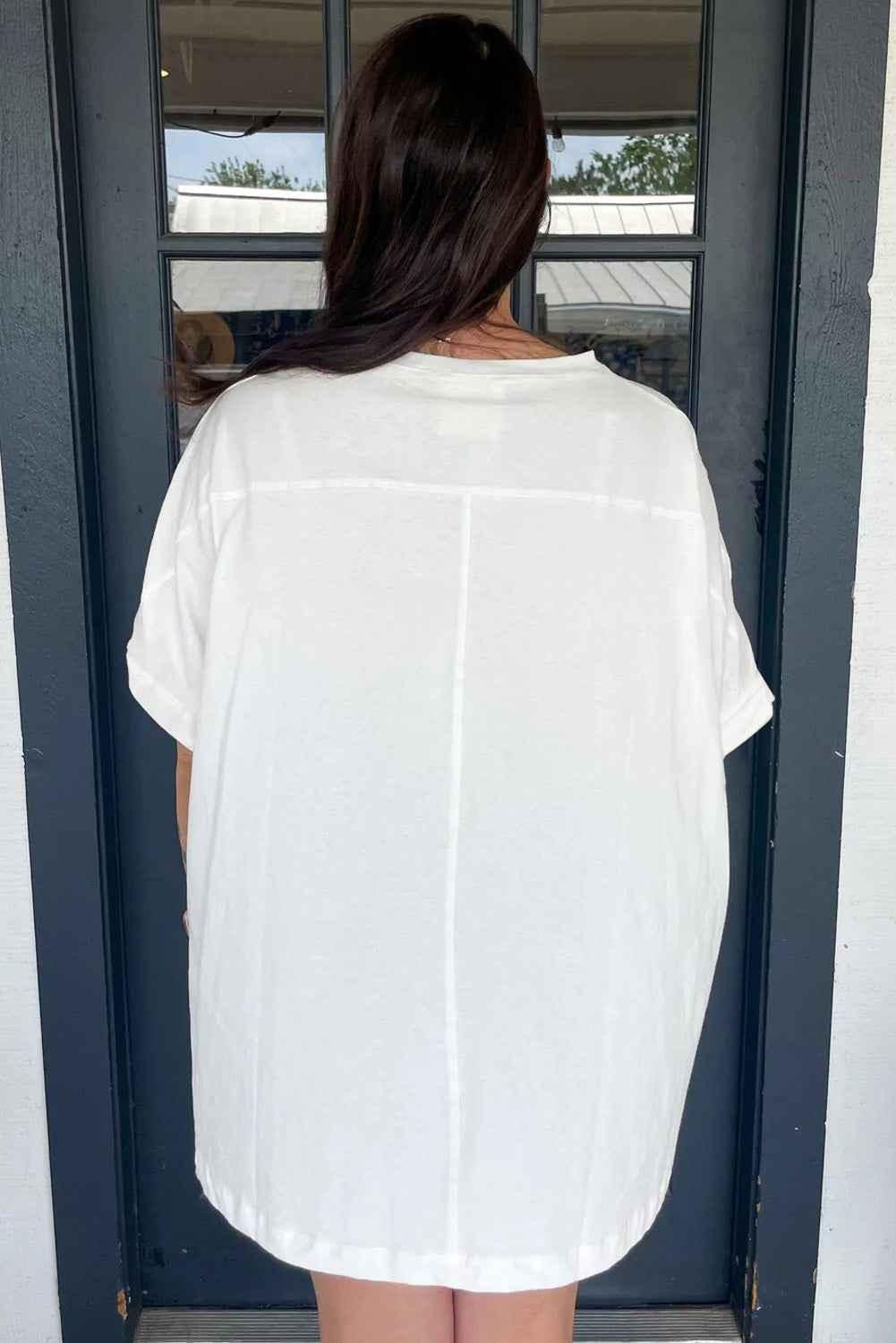 White Sequined Texas Graphic Plus Size T-Shirt - Sparkle & Style - Shello's Creative Boutique