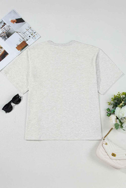 Light Grey Plus Size Vintage Graphic Tee - Shello's Creative Boutique