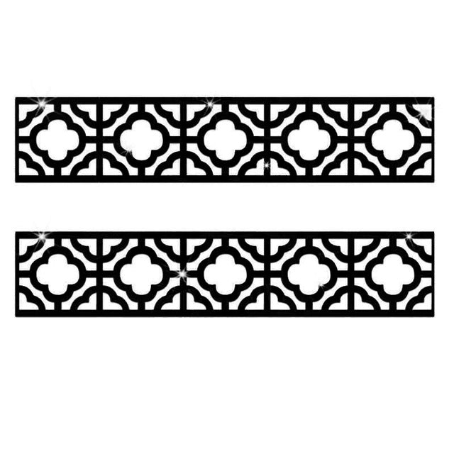 10pcs/set Lace 3D Acrylic Mirror Wall Stickers Suspended for Ceiling Decorate Sticker DIY - Shello's Creative Boutique