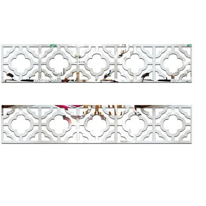 10pcs/set Lace 3D Acrylic Mirror Wall Stickers Suspended for Ceiling Decorate Sticker DIY - Shello's Creative Boutique