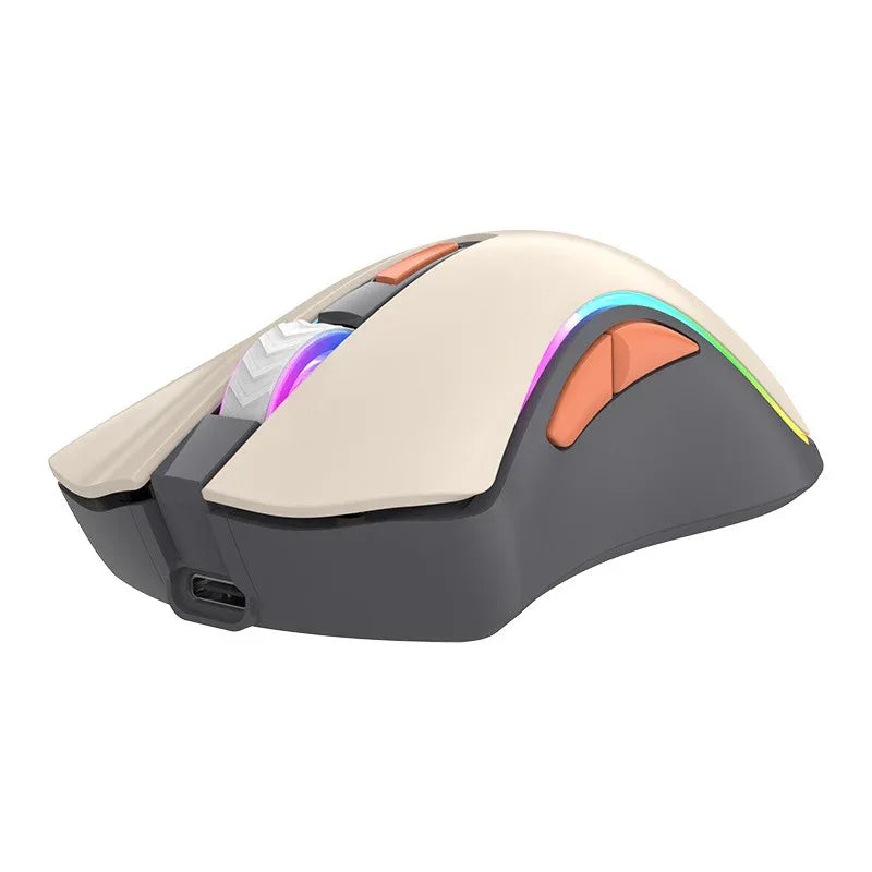 Wireless 2.4G Bluetooth dual-mode mouse rechargeable computer mute office gaming mouse - Shello's Creative Boutique
