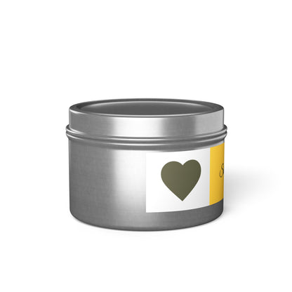 Tin Candle – Coconut Soy Wax Travel Candle with 5 Captivating Scents