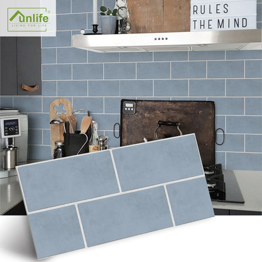  Funlife City Lights Thickened Brick Stickers Home Renovation Kitchen Stove Decoration Self-Adhesive Wall Stickers