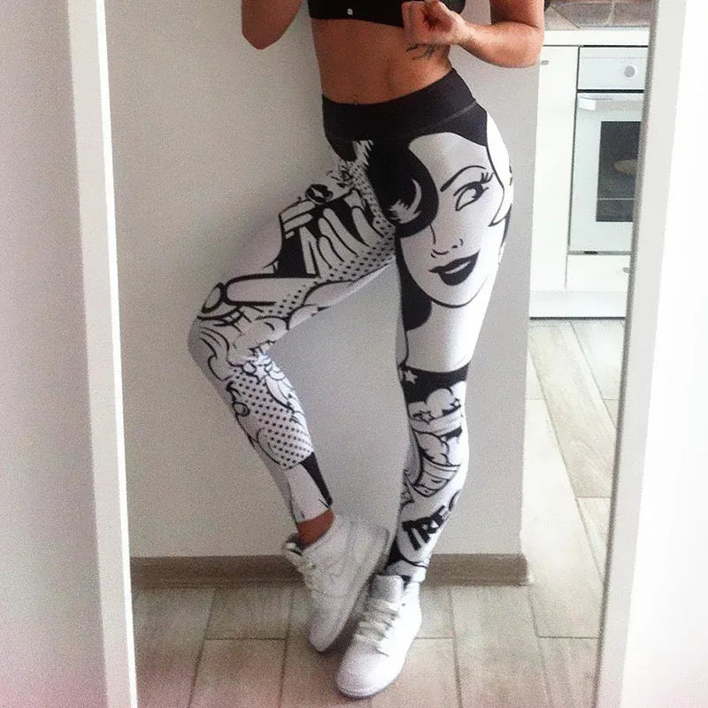Yoga Leggings Sports Pants Women Fitness Clothing Trousers For Yoga Compression Pants Gym Tights Yoga Sportswear Women Leggings - Shello's Creative Boutique