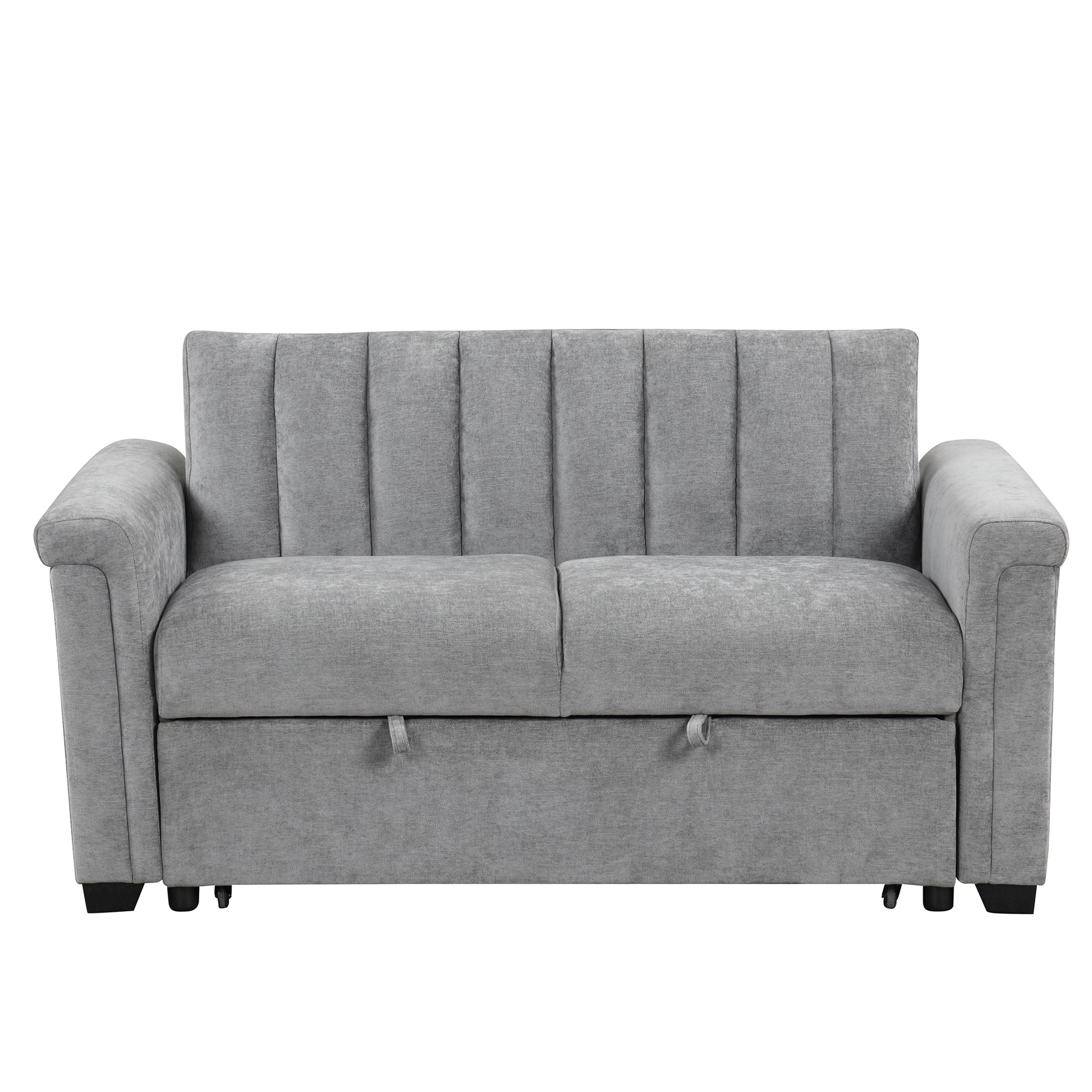 U_STYLE Convertible Soft Cushion Sofa Pull Bed ,for Two People to Sit On eprolo