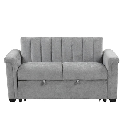 U_STYLE Convertible Soft Cushion Sofa Pull Bed – Stylish & Functional Comfort for Any Space - Shello's Creative Boutique