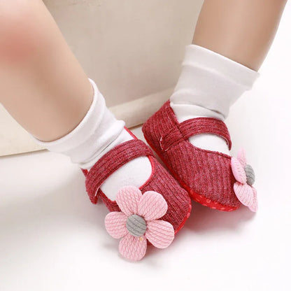 Baby Princess Shoes - Soft Bottom First Walking Shoes 0-1 Year - Shello's Creative Boutique