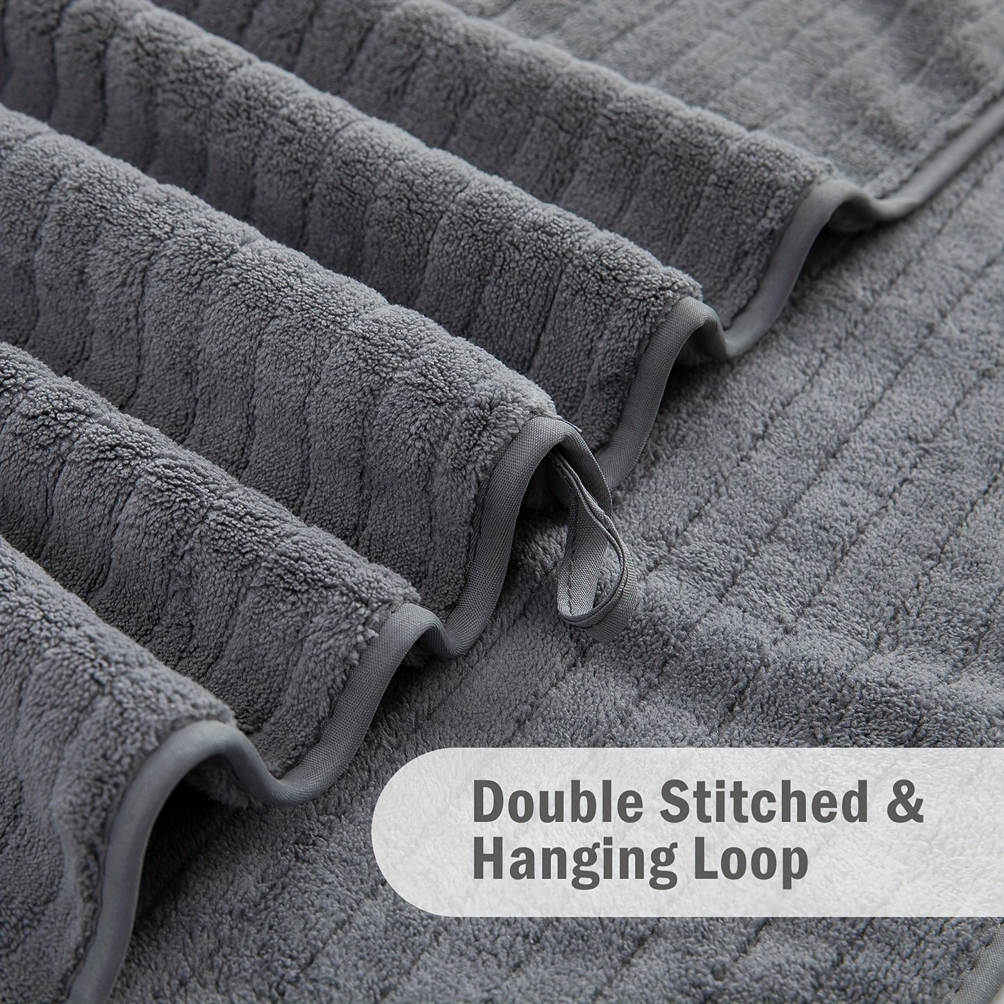 16 Piece Microfiber Bath Towel Set - Quick-Dry & Absorbent