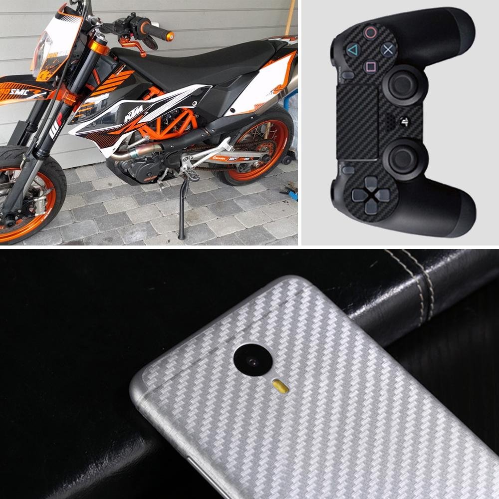127*20CM 3D Auto Carbon Fiber Vinyl Film Carbon Car Stickers Decal Car Styling - Shello's Creative Boutique