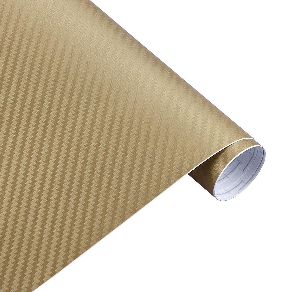 127*20CM 3D Auto Carbon Fiber Vinyl Film Carbon Car Stickers Decal Car Styling - Shello's Creative Boutique