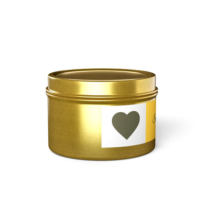 Tin Candle – Coconut Soy Wax Travel Candle with 5 Captivating Scents