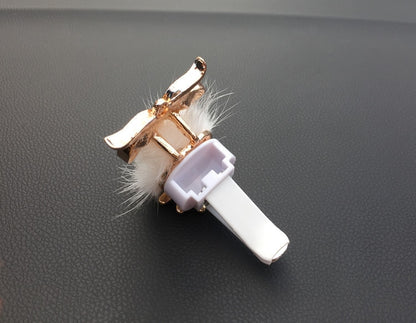 1Pcs Crystal Owl Car Air Freshener Auto Outlet Perfume Clip Interior Accessories Car-styling Vent Solid Fragrance Diffuser eprolo