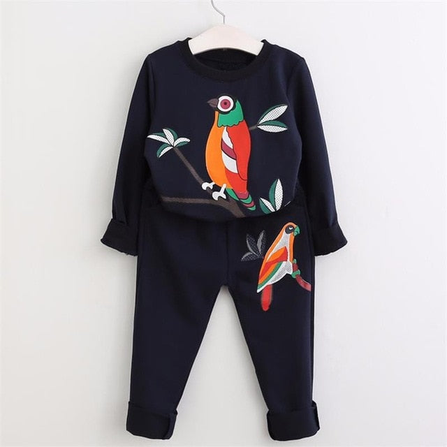 Winter Baby Toddler Girls Clothes Children Clothing Set Sport Suit Outfit New Year Costume Shello Creative Boutique