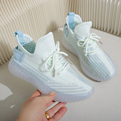 Coconut shoes for both men and women, summer breathable fly woven shoe covers, casual sports shoes, couple's mesh shoes - Shello's Creative Boutique