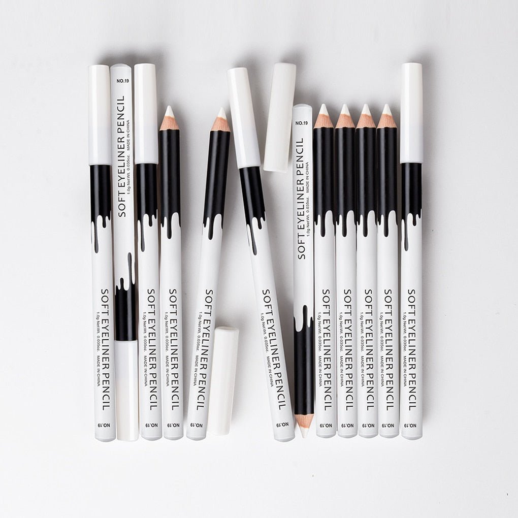 12pcs Eyeliner Pencil Makeup Women Long Lasting Waterproof Pigment Eye Liner - Shello's Creative Boutique
