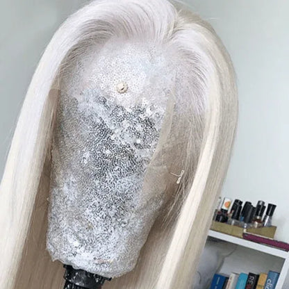 13x2.5 Long Straight Lace Front Wig - Middle Part Synthetic - Shello's Creative Boutique