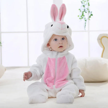 Baby Rompers Winter Kigurumi Lion Costume For Girls Boys Toddler Animal Jumpsuit Infant Clothes Pyjamas Kids Overalls ropa bebes - Shello's Creative Boutique