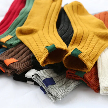 1Pair Warm Women Socks Striped 3D Socks Autumn Winter Style Socks - Shello's Creative Boutique