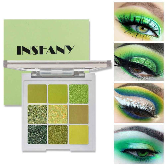 Avocado Jam Green Eye Shadow Palette | Vibrant, Long-lasting