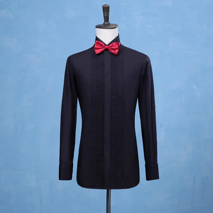 Groom Tuxedos Shirts Best Man Groomsmen White Black or Red Men Wedding Shirts Formal Occasion Men Shirts - Shello's Creative Boutique