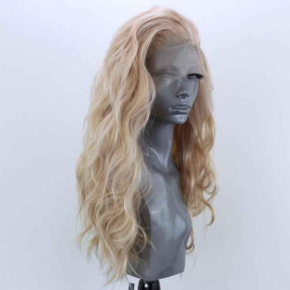 13x2.5 Linen Color Front Lace Wig with Natural Hairline for Ladies - Shello's Creative Boutique