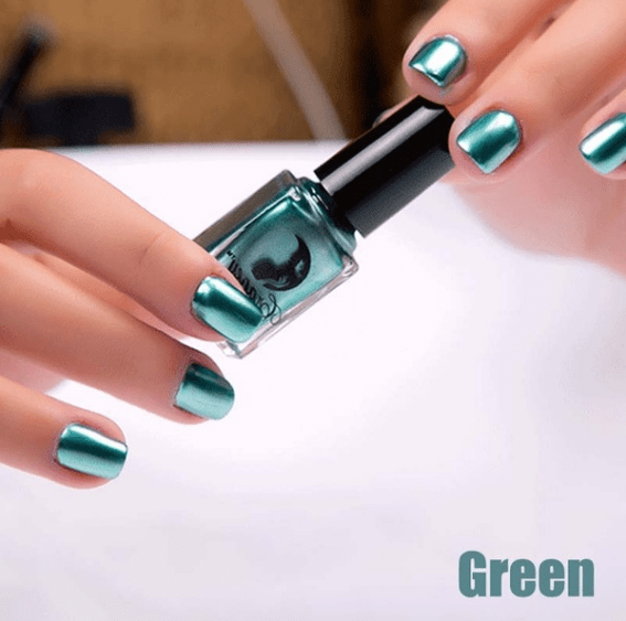 14 Color 6ML Women Fashion Sexy New Metallics Nail Polish Mirror Nail Polish Beauty Makeup Accessories - Shello's Creative Boutique