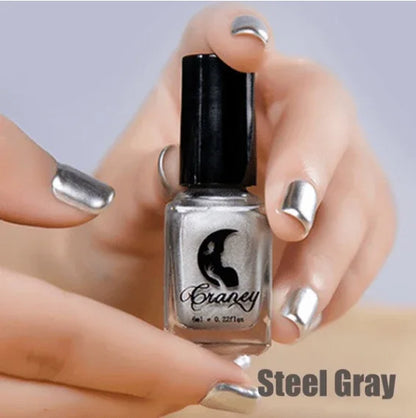 14 Color 6ML Women Fashion Sexy New Metallics Nail Polish Mirror Beauty Makeup - Shello's Creative Boutique