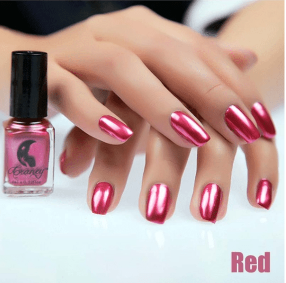 14 Color 6ML Women Fashion Sexy New Metallics Nail Polish Mirror Nail Polish Beauty Makeup Accessories - Shello's Creative Boutique