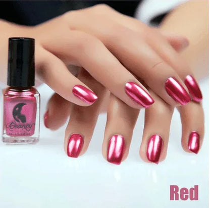14 Color 6ML Women Fashion Sexy New Metallics Nail Polish Mirror Beauty Makeup - Shello's Creative Boutique