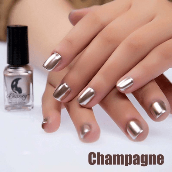 14 Color 6ML Women Fashion Sexy New Metallics Nail Polish Mirror Nail Polish Beauty Makeup Accessories - Shello's Creative Boutique