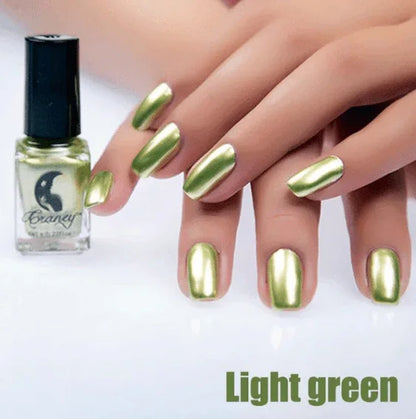 14 Color 6ML Women Fashion Sexy New Metallics Nail Polish Mirror Beauty Makeup - Shello's Creative Boutique