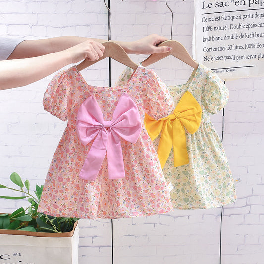 Princess Skirt Girls Summer Dress Children's Summer Thin Section Baby Foreign Style 1 Year Old Dress Girl Baby Shello Creative Boutique