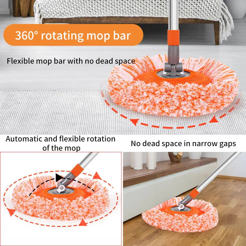 Sunflower Mop Dedusting Car Washing Floor Mop Water Absorbing Chenille Flat Mop Wholesale Sunflower Mop - Shello's Creative Boutique