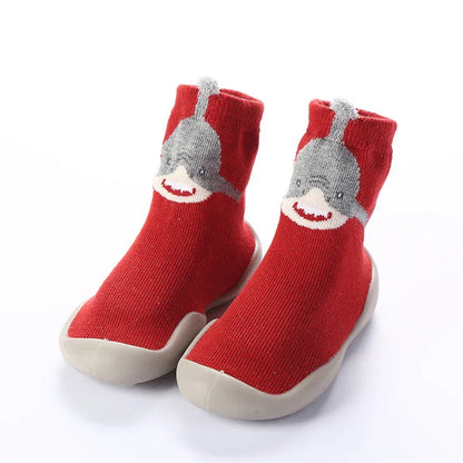 Cartoon Cotton Toddler Shoes – Soft Sole Indoor Floor Socks for Boys & Girls (Ages 3 Months–3 Years) - Shello's Creative Boutique