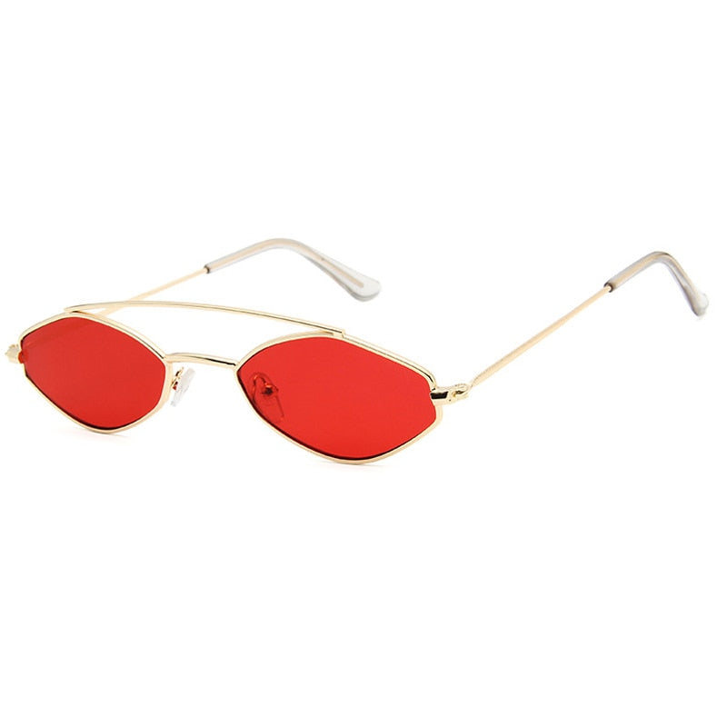 90s Sunglasses Women Retro Oval Sunglasses Lady Brand Designer Vintage Black Sunglasses Girls Eyeglasses UV400 Oculos Shello Creative Boutique