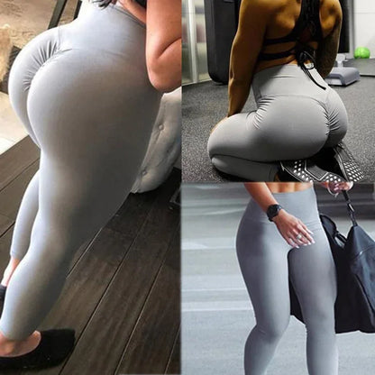 Gym leggings Sport Women Fitness Yoga pants High Waist Workout Leggins Scrunch Butt Lift sports wear Hips up trousers mujer - Shello's Creative Boutique