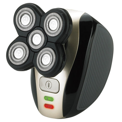 Multifunctional 5-Head Shaver Rechargeable Razor Water Washing Bald Head Machine Five-In-One Razor eprolo