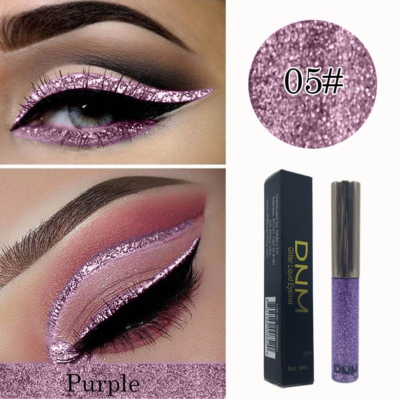 16 Colours Shiny Pearlescent Metallic Eyeliner Eyeshadow Pen Glitter Matte Liquid Eyeliner Waterproof Lasting Maquiagem TSLM1 - Shello's Creative Boutique