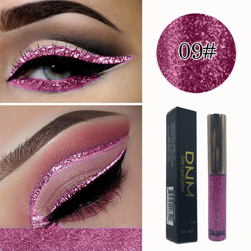 16 Colours Shiny Pearlescent Metallic Eyeliner Eyeshadow Pen Glitter Matte Liquid Eyeliner Waterproof Lasting Maquiagem TSLM1 - Shello's Creative Boutique