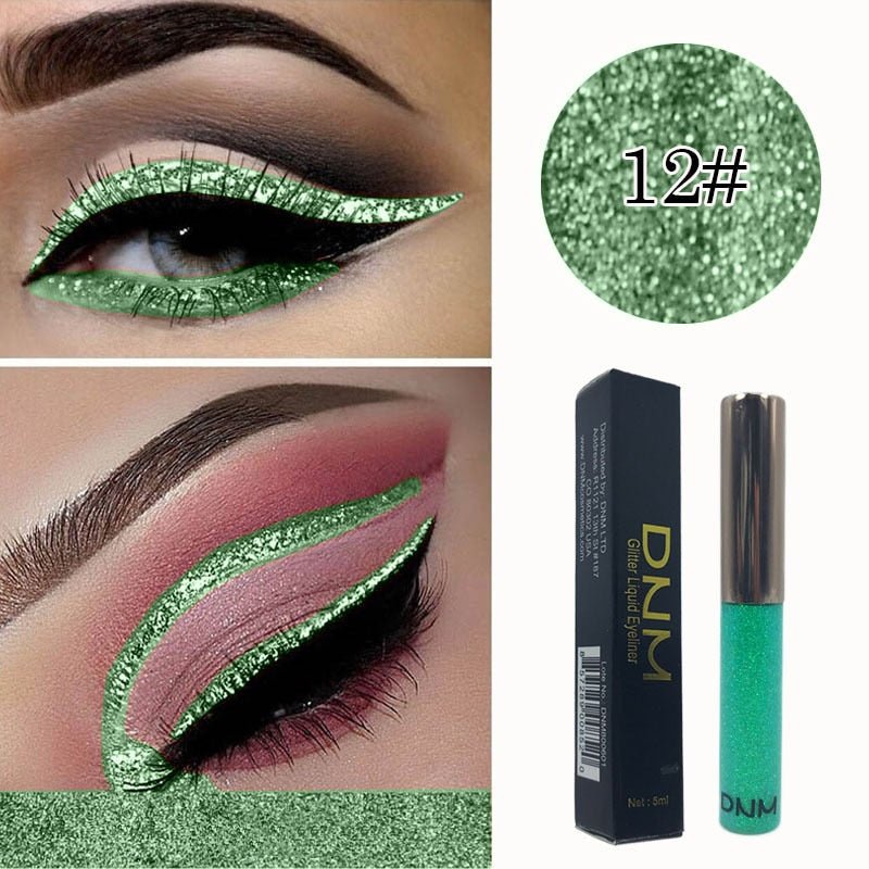 16 Colours Shiny Pearlescent Metallic Eyeliner Eyeshadow Pen Glitter Matte Liquid Eyeliner Waterproof Lasting Maquiagem TSLM1 - Shello's Creative Boutique