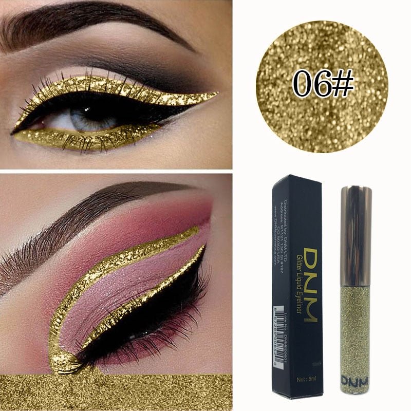16 Colours Shiny Pearlescent Metallic Eyeliner Eyeshadow Pen Glitter Matte Liquid Eyeliner Waterproof Lasting Maquiagem TSLM1 - Shello's Creative Boutique