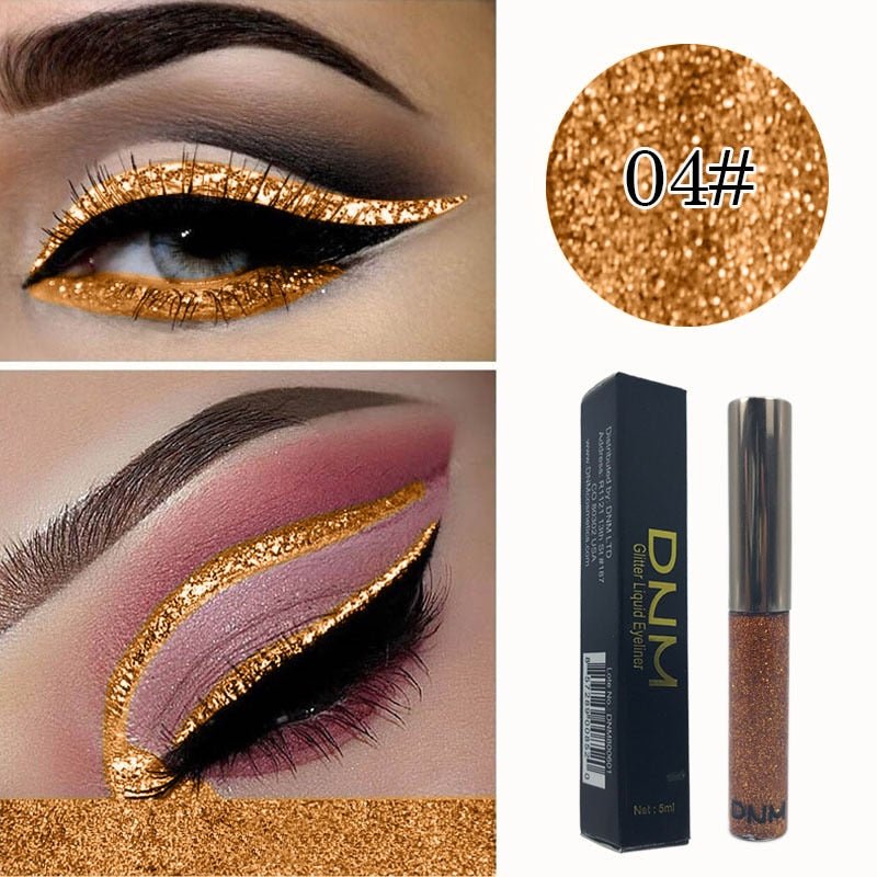 16 Colours Shiny Pearlescent Metallic Eyeliner Eyeshadow Pen Glitter Matte Liquid Eyeliner Waterproof Lasting Maquiagem TSLM1 - Shello's Creative Boutique