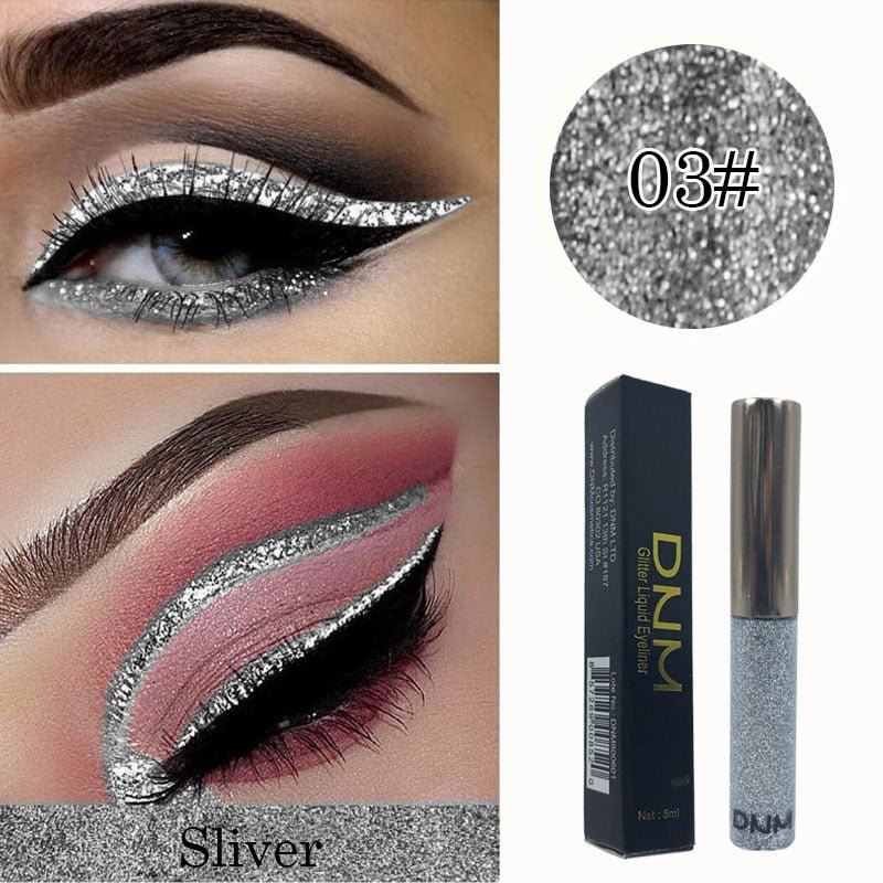 16 Colours Shiny Pearlescent Metallic Eyeliner Eyeshadow Pen Glitter Matte Liquid Eyeliner Waterproof Lasting Maquiagem TSLM1 - Shello's Creative Boutique